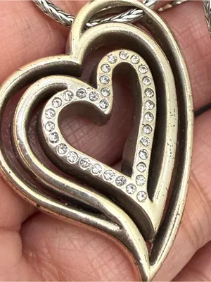 Retired BRIGHTON Infinity Heart Pendant Love Forever Silver-plated Necklace thumbnail 11