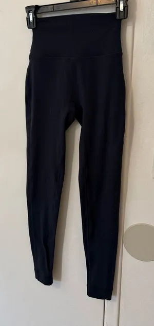 SET Active blue navy Athletic Leggings thumbnail 1