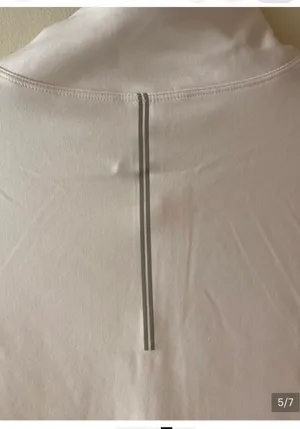 Yogalicious women’s white cropped athletic jacket L thumbnail 5