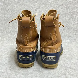 Vintage 90's LL Bean 6" Bean Boots Womens 8M Leather Duck Boots‎ Made in ME EUC thumbnail 2
