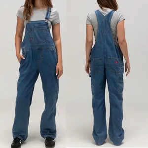 Dickies Heritage Bib Denim Overalls Medium Stone Wash Blue thumbnail 14
