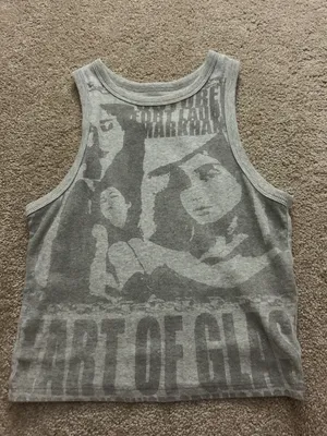 Hollister grey high neck tank top thumbnail 1
