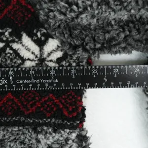 Simply Southern Sherpa Fleece Womens M Faux Fur Fair Isle Quarter Zip‎ Pullover thumbnail 10