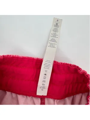 Lululemon Beat The Heat Short Tidal Boom Juice Size 8 Red Pink Tie Dye thumbnail 4