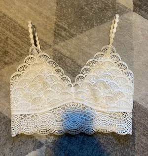 Lulus White Lace Bralette thumbnail 1