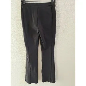 Alo Yoga Black High Waist Split Zip Flare Leggings Size Medium thumbnail 6