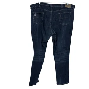 Tyndale FRMC Women's 22x34 FR Flame Resistant CAT 2 Work Jeans Dark Wash thumbnail 2