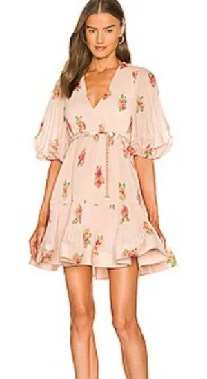 NWT zimmermann pleated floral dress AU0 thumbnail 1
