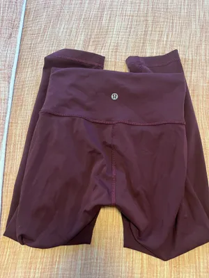 Dark Red Lululemon Leggings thumbnail 2