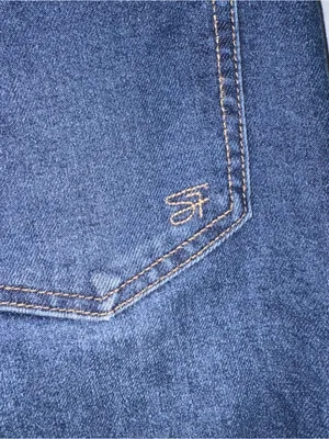 Seven7 Premium Brand Jeans Womens Sz 8 Straight Leg‎ Medium Wash Blue Denim thumbnail 3