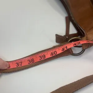 Lucky Brand Brown Leather Patchwork Crossbody Bag‎ Adjustable Strap Boho Western thumbnail 14