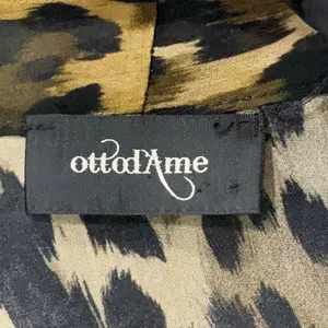 Ottod'Ame Brown Leopard Tiered Ruffle Midi Dress Size 4 Mob Wife Indie thumbnail 7
