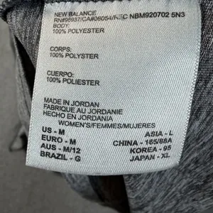 New Balance Women's Medium Gray Heather Racerback Tank Top Activewear Workout thumbnail 7