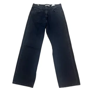 Levi's Women's Loose Straight Jeans Black Denim W27 L30 Standard 5-Pocket Design thumbnail 2
