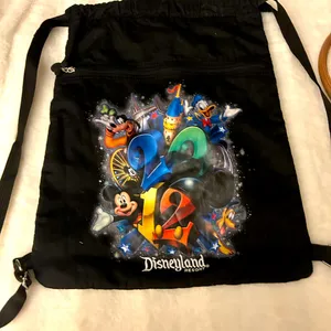 Walt Disney World Parks 2012 Messenger Bag Drawstring Backpack thumbnail 1