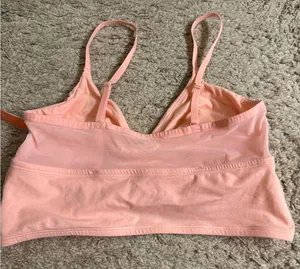 Colsie Balletcore Pink Cozy Wrap Top, Bralette, & Ribbed Jogger Set - size XL thumbnail 11
