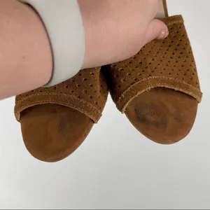 Seychelles Tan Suede Cone‎ Heels Size 9 thumbnail 4