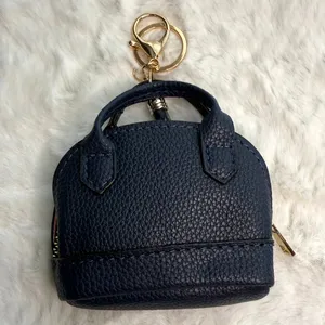Mini Tote Bag Keychain Coin Purse Mini Pouch Zipper Fashion Charm Bag Charm thumbnail 2