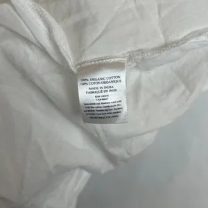 Faherty White Organic Cotton Gauze Tiered Bell Sleeve Mini Dress Small thumbnail 4