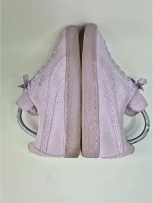 Puma Suede Womens 9 Classic Sneakers Shoes Purple Lavender thumbnail 3