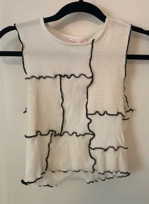 NWT blue blush boutique top thumbnail 1