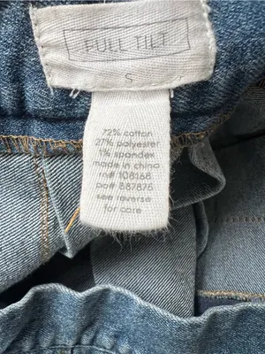 Full Tilt Blue Denim Pleated Skater Skirt thumbnail 3