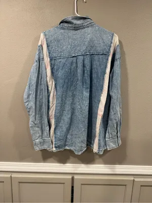 Buckle Gimmicks Pieced Chambray Shirt thumbnail 8