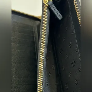 Tory Burch sapphire leather wallet black thumbnail 6