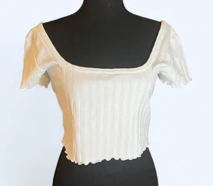 Aerie offline ribbed off the shoulder cropped top Size Large thumbnail 1
