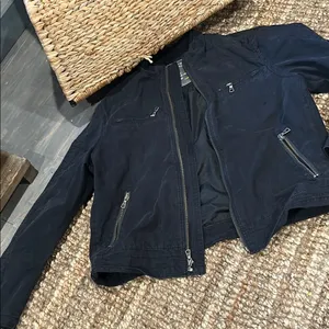 Gap Navy Blue Cargo Utility Jacket Size Large thumbnail 1