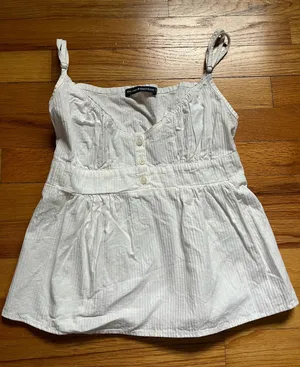 Brandy Melville Tank Top White thumbnail 1