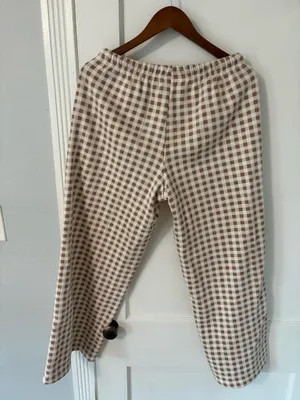 Grayson Threads Tan Plaid Sweatpants thumbnail 2