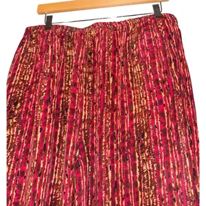 Vintage Silk Cocoon Inc Silk Wide Leg Pants Women's XL‎ Boho Hippie Soft Luxury thumbnail 3