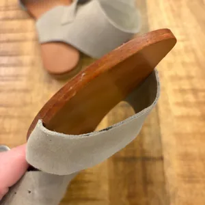 Free People Suede Western Buckle Sandals Women 36 US 5.5 Boho‎ Hippie Cowgirl thumbnail 14