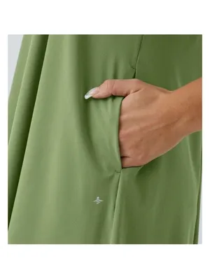 Halara RacerPocket High Low Flowy Midi Dress in Hot Wasabi Green Women’s Large thumbnail 12