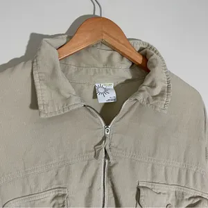 Aerie Offline Corduroy Quarter Zip Shacket thumbnail 6