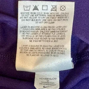 Nike Pro Combat Dri-FIT Compression Top Purple Volt Athletic Gym Women M Fitted thumbnail 9