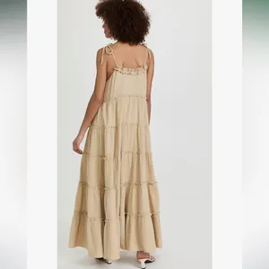 Anthropologie / Charlie Holiday Senorita Maxi Dress | Size 2 Boho coastal‎ thumbnail 3