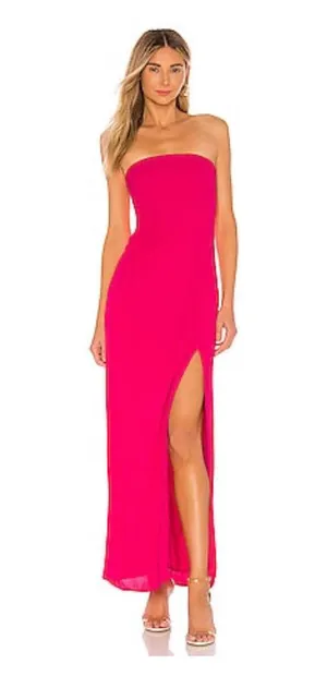 superdown Asher Strapless Dress Pink thumbnail 1