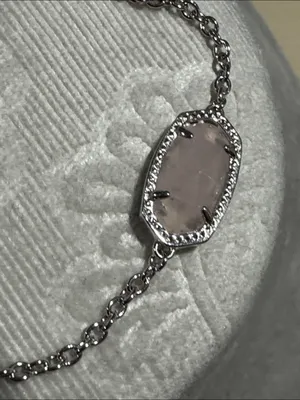 Kendra Scott Elaina Silver Chain Bracelet new adjustable thumbnail 3