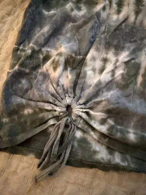Aerie Green and grey tie dye short sleeve thumbnail 6