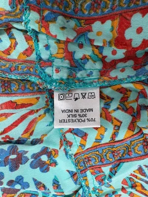 Open Back Boho‎ Love Maxi Dress In Floral Print - Size: One Size. thumbnail 11