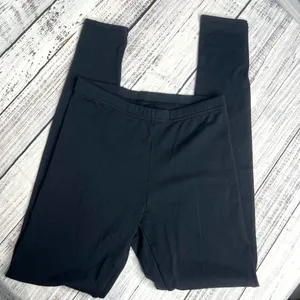 Athleta Black Basic Full Length Leggings Small thumbnail 1