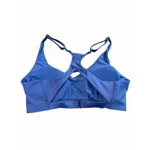 Title Nine Sports Bra‎ Womens XL Blue Crossback Athletic Adjustable #GG1-1 thumbnail 2