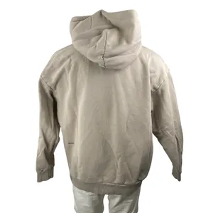 Pangaia Men's Beige Graphic Hooded Long Sleeve Sweater Hoodie Sweatshirt Top L thumbnail 4