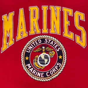 Vintage 90s United States Marines Corps Red Crewneck Sweater thumbnail 3