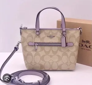 Mini Gallery Crossbody In Signature Canvas (Coach Ca721) thumbnail 1