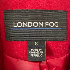 Red Wool Blend Coat Size Small thumbnail 5