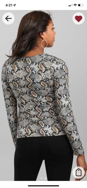 Buckle Snake Print Top thumbnail 2