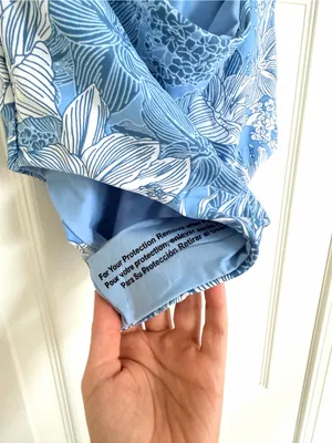 Speedo Floral Cut Out Bathing Suit Tropical Blue White Size S Brand New thumbnail 7